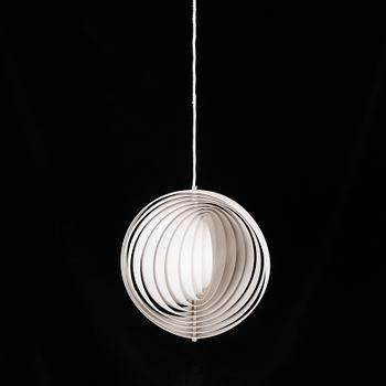A "Moon Lamp" ceiling lamp, designed by Verner Panton, second half of the 20th century.