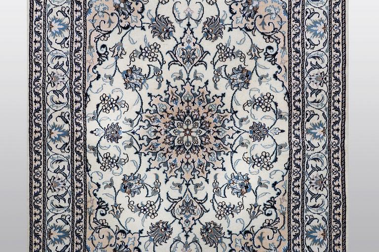 Matto, Nain, 9 LAA, part silk, ca 212 x 150 cm.