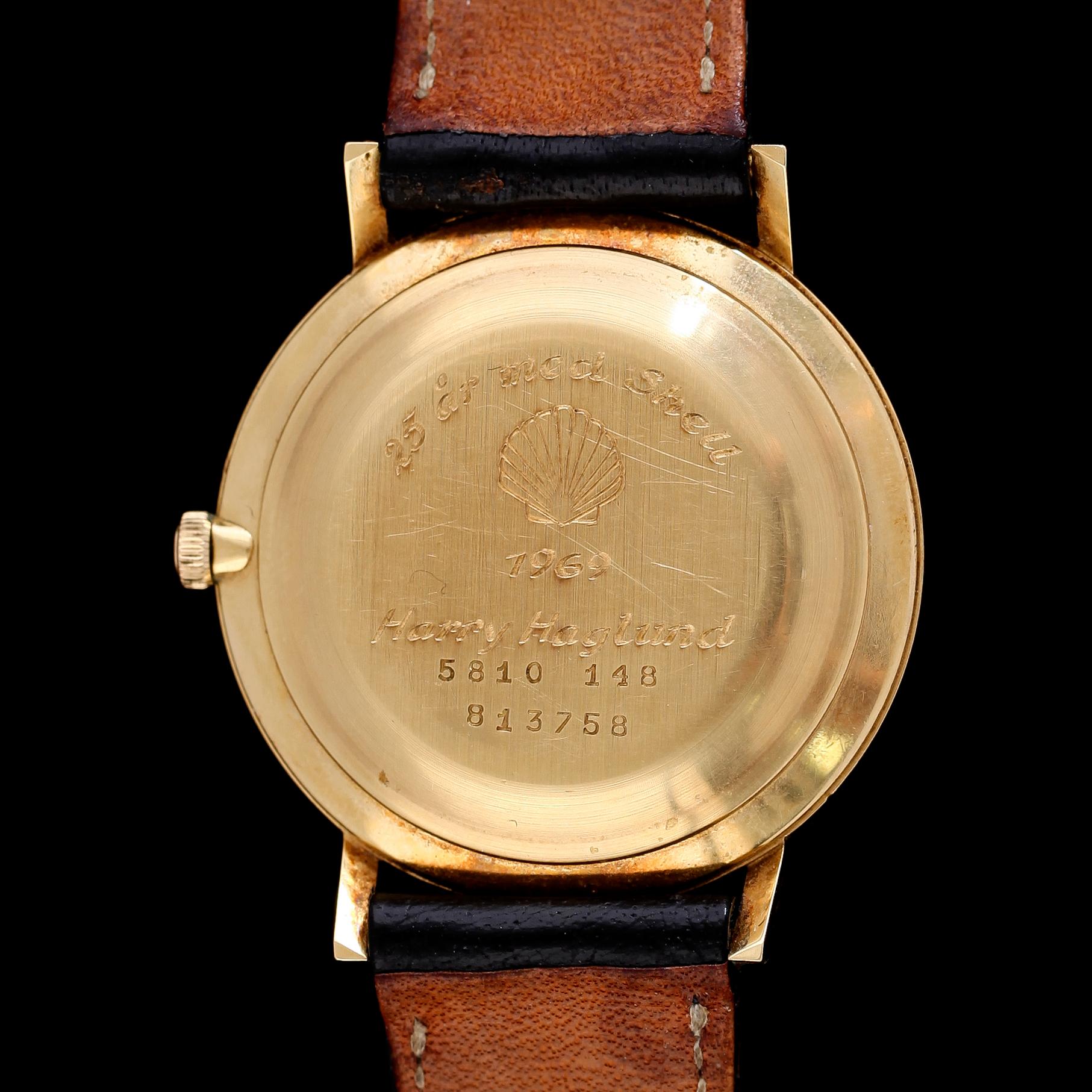 ARMBANDSUR, 18K guld, Certina automatic, blue ribbon. Total vikt ca 38 g.