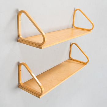 Alvar Aalto, hyllor, ett par, modell 112B, Artek, sent 1900-tal.