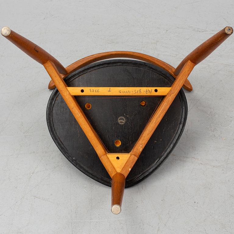 HANS J WEGNER, stol, "Hjertestolen". Fritz Hansen, Danmark, 1950-tal.