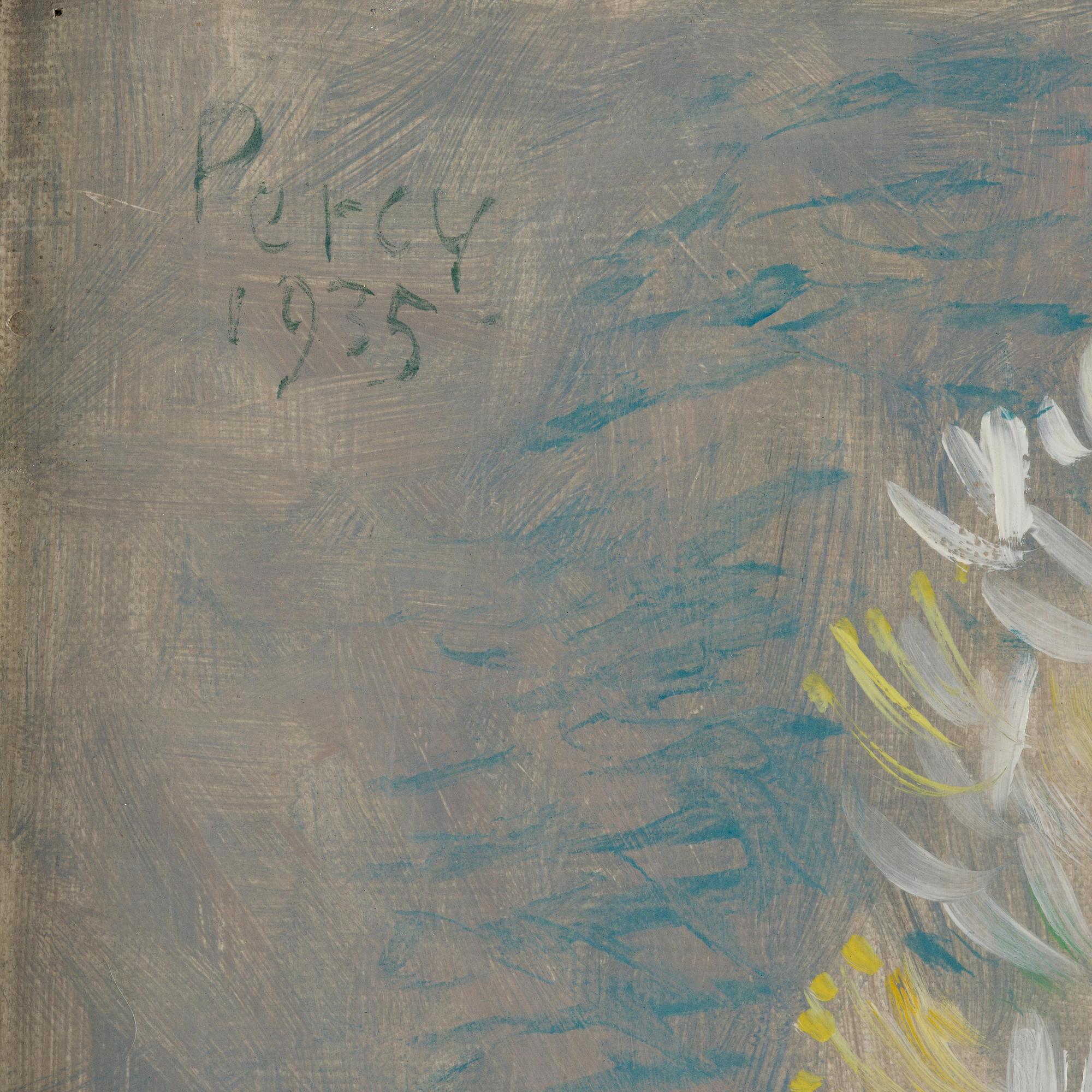 Arthur Percy, "Blommor och glashund".