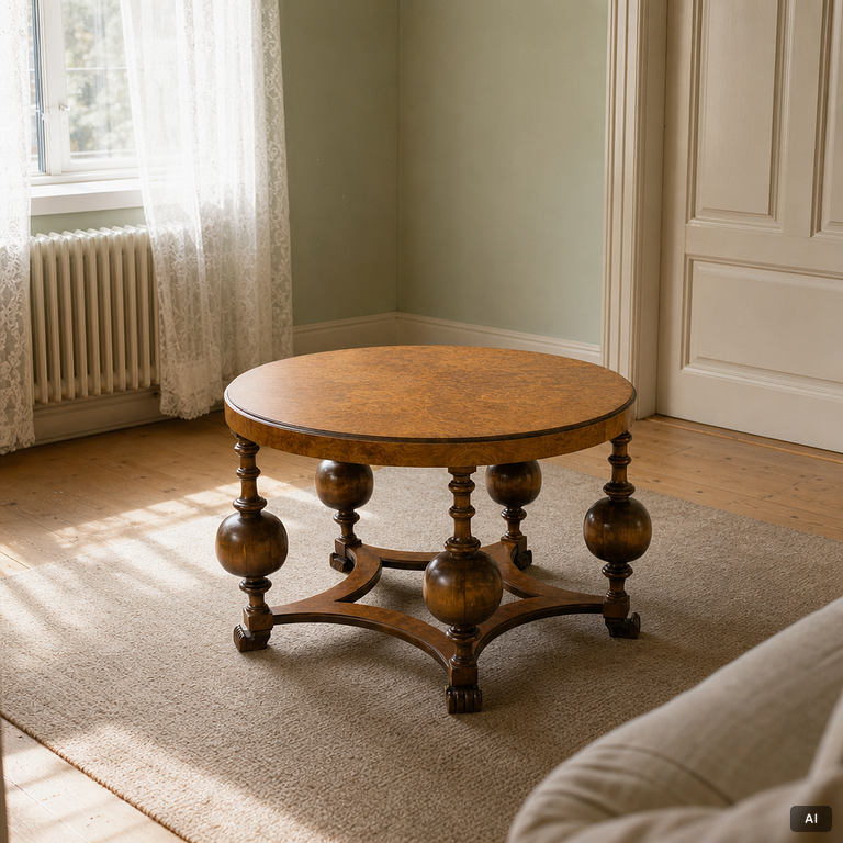 Coffee table, Swedish Modern, first half of the 20th century.