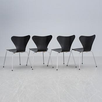 STOLAR, 4 st, "Sjuan", Arne Jacobsen, Fritz Hansen.