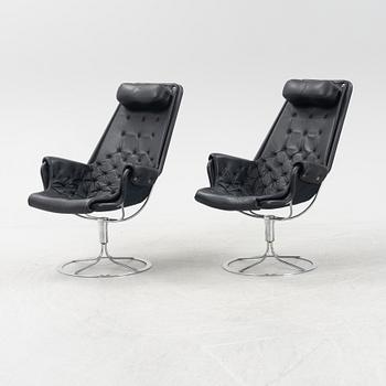 Bruno Mathsson, a pair of 'Jetson' lounge chairs, Dux, Sweden.
