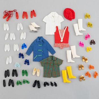 Barbie och Skipper, Originalkläder och accessoarer, Mattel, 1960-tal.
