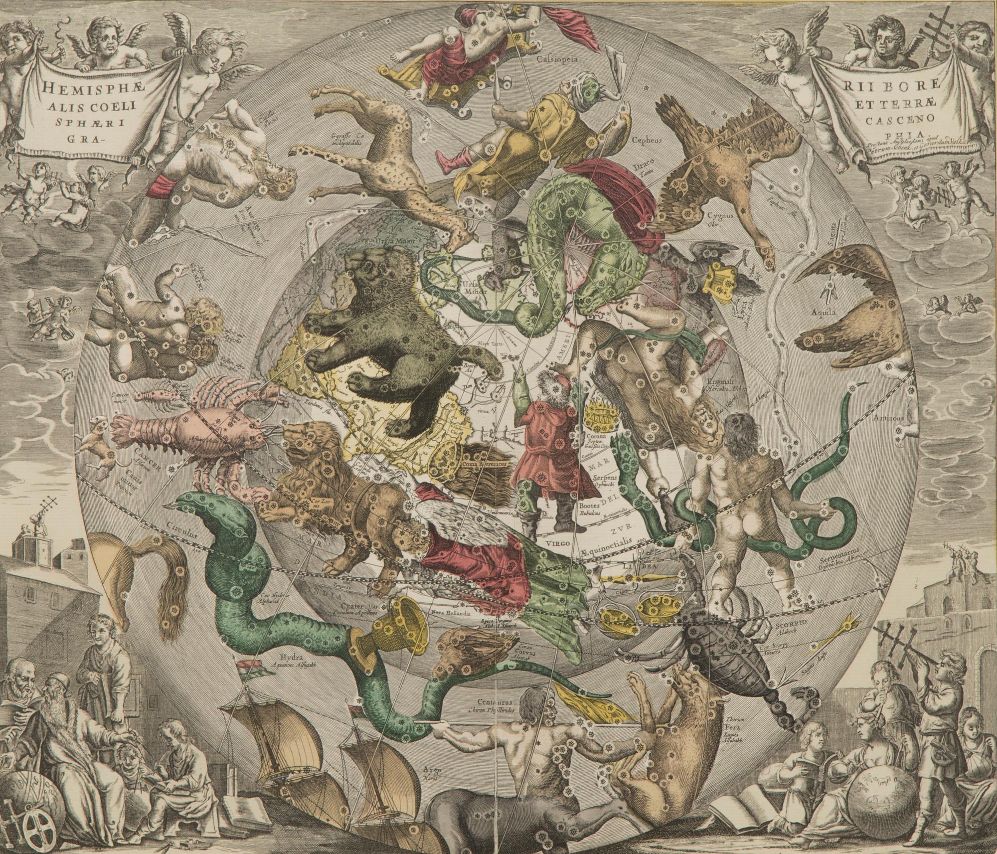 Three 20th Century hand-coloured copper engravings.