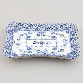 A 'Musselmalet' porcelain dish, model 1122, full lace, Royal Copenhagen, Denmark 1974-1978.