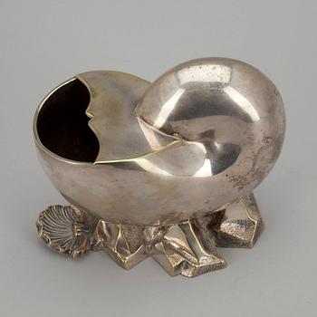 SKEDVÄRMARE, försilvrad mässing, Mappin Brothers London 1800-talets senare hälft.