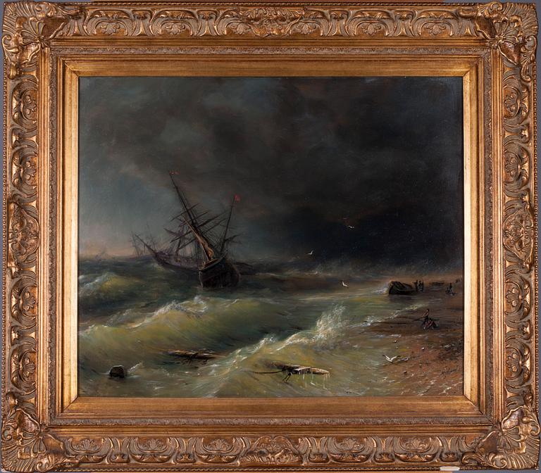 IGOR MUSLIMOV, olja på duk, signerad och daterad -99.