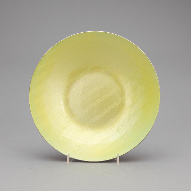 SKÅL, silver och emalj, J Tostrup, Norge, samt 6 COSTERS, silver och emalj, Finland, 1900-tal.