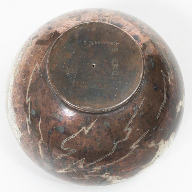 Carl Hjalmar Norrström, pot cover, Eskilstuna 1903.