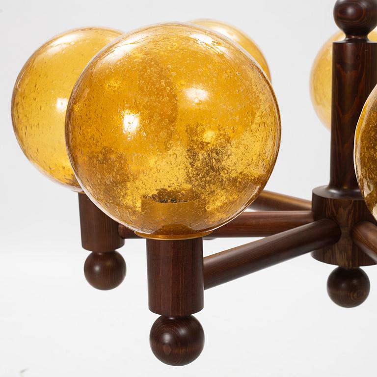 A large ceiling light, Luxus, 1970s.