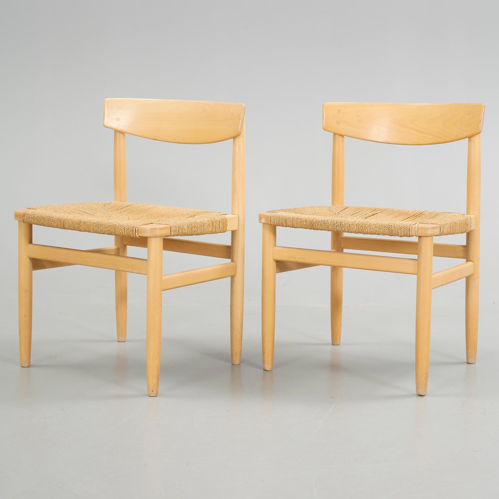 STOLAR, ett par, "Öresund", Børge Mogensen.