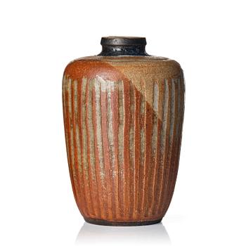 71. Anders Bruno Liljefors, a stoneware vase, Gustavsberg studio, Sweden 1940s-50s.