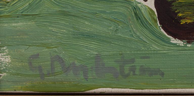 GERHARD NORDSTRÖM, olja på duk, signerad.