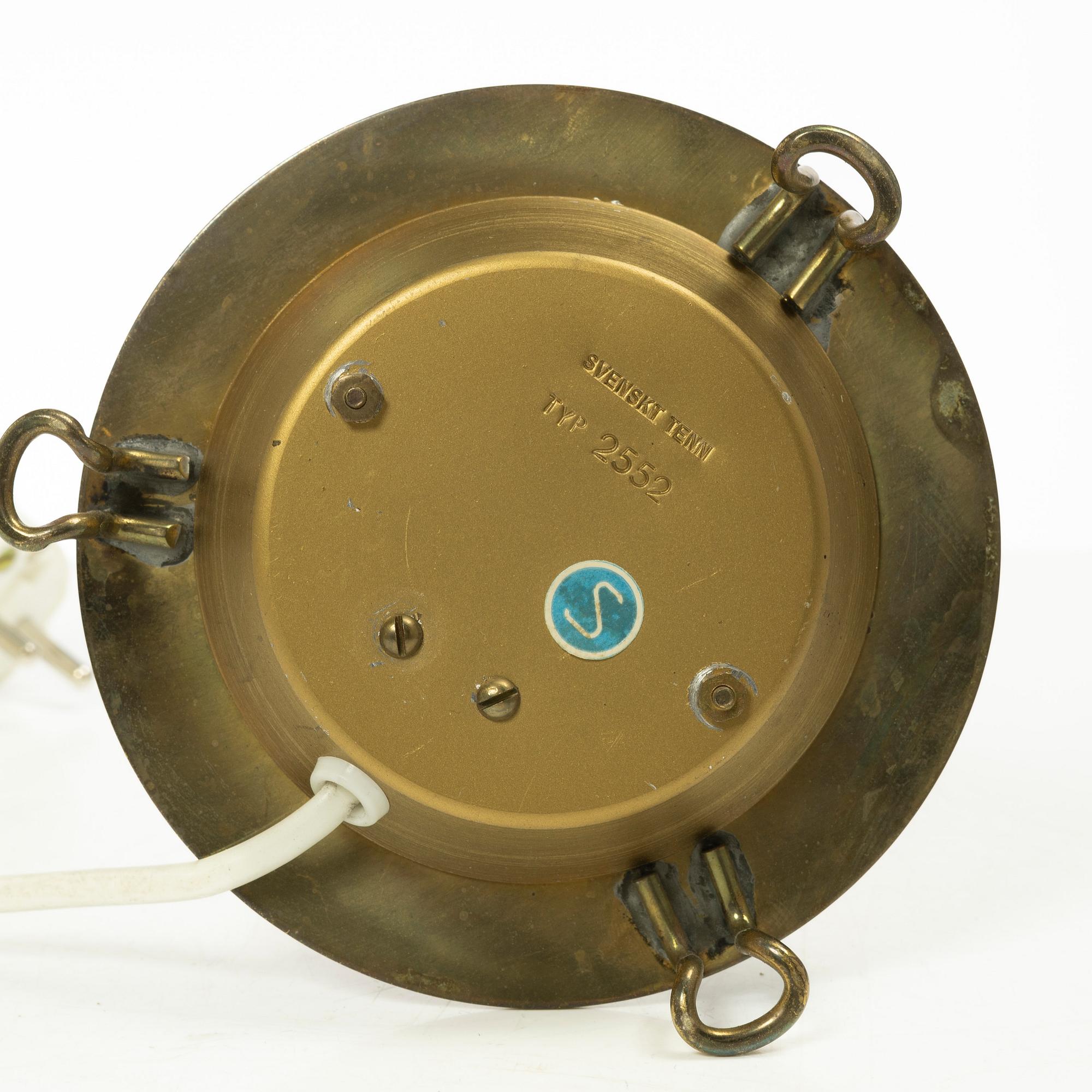 Josef Frank, a model G 2552 table lamp, Svenskt Tenn, Sweden, second half of the 20rh century.