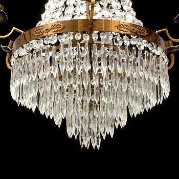 A mid 20th century chandelier.