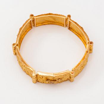 Björn Weckström, Armband "Fantasi", 14K guld. Lapponia 1969.