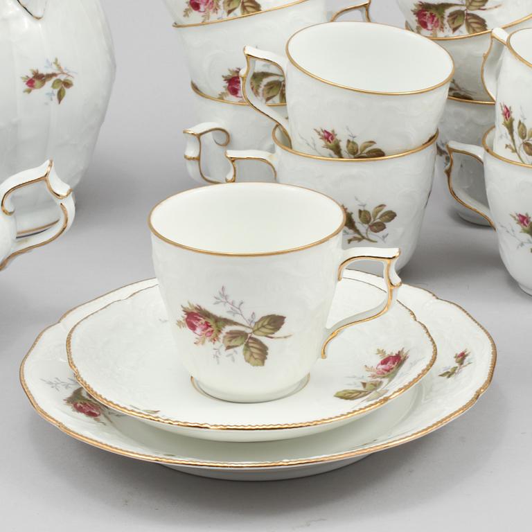 KAFFESERVIS, 25 delar, porslin, Rosenthal, 1900-talets andra hälft.