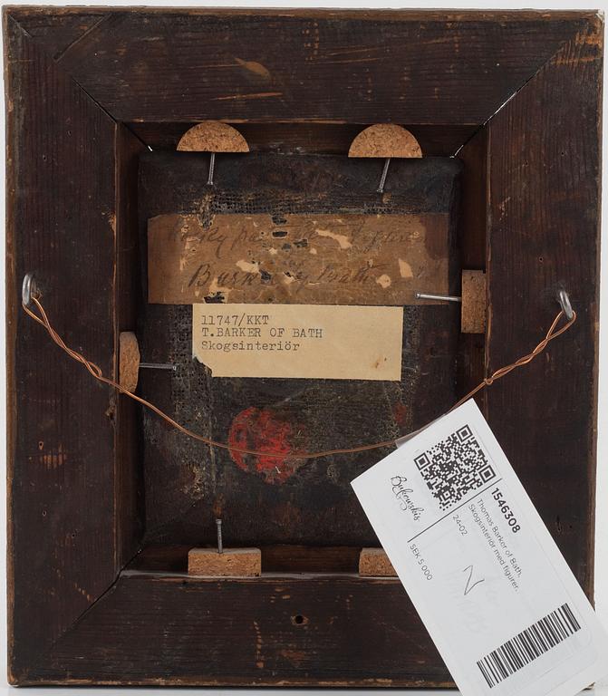 Thomas Barker of Bath, Skogsinteriör med figurer.