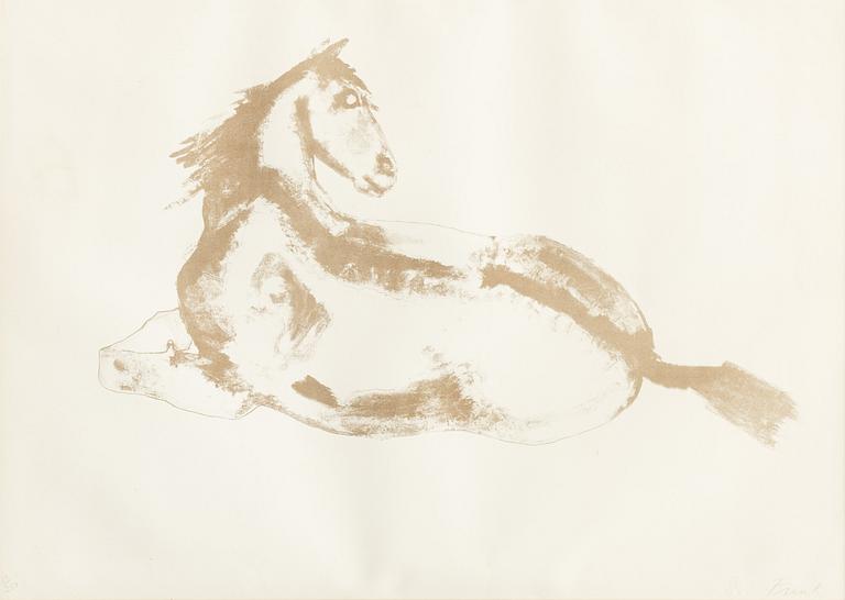 Elisabeth Frink, Resting horse.