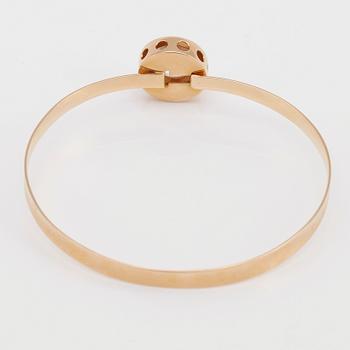 ARMBAND, 18K guld och bergskristall, svenska stämplar, 1969.