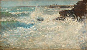 509. Gottfrid Kallstenius, Coastal scene from Pouldu, Brittany.