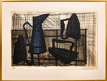 Bernard Buffet, lithograph in colours signed and numbered 228/300.