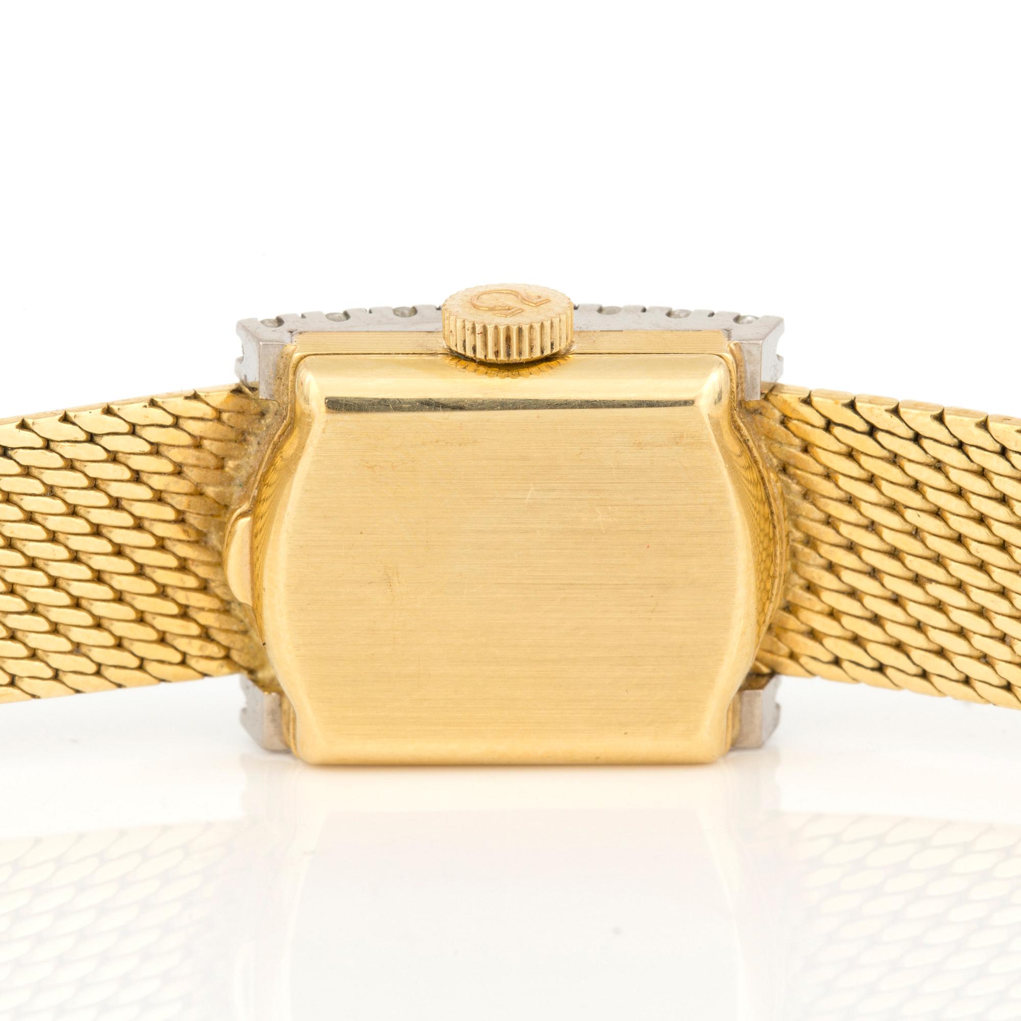 ARMBANDSUR, dam, Omega, med briljantslipade diamanter.