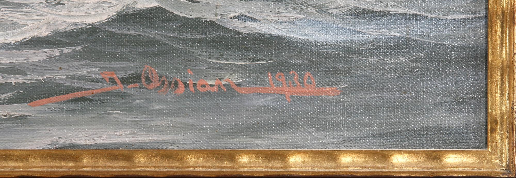 JOHAN OSSIAN ANDERSSON, olja på duk, sign och dat 1930.