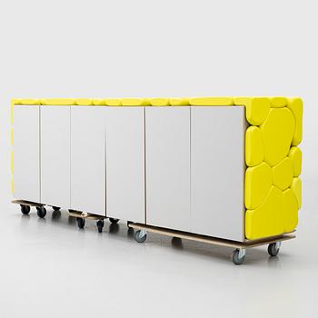 Soft Baroque, a unique “Puffy Brick” counter, 2020.