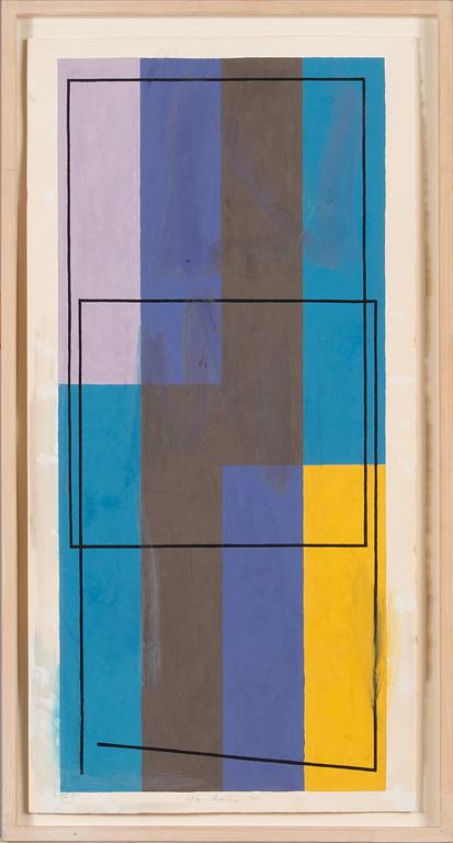 Jorma Hautala, gouache, signed and dated -90.