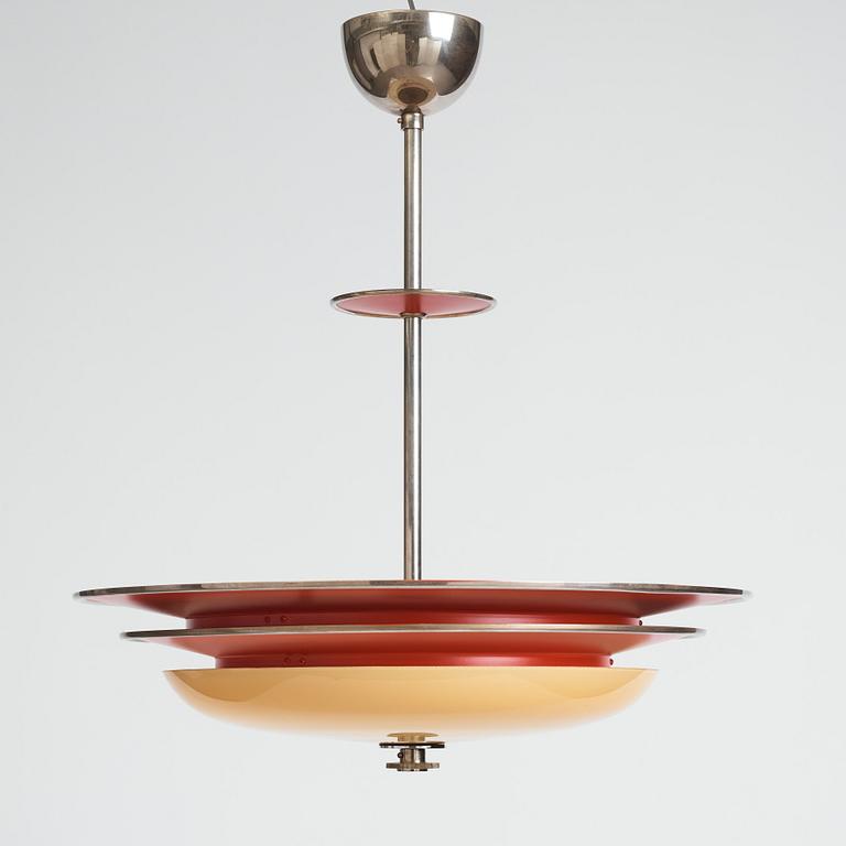 Erik Tidstrand, taklampa, modell "28805", Nordiska Kompaniet, 1930-tal.