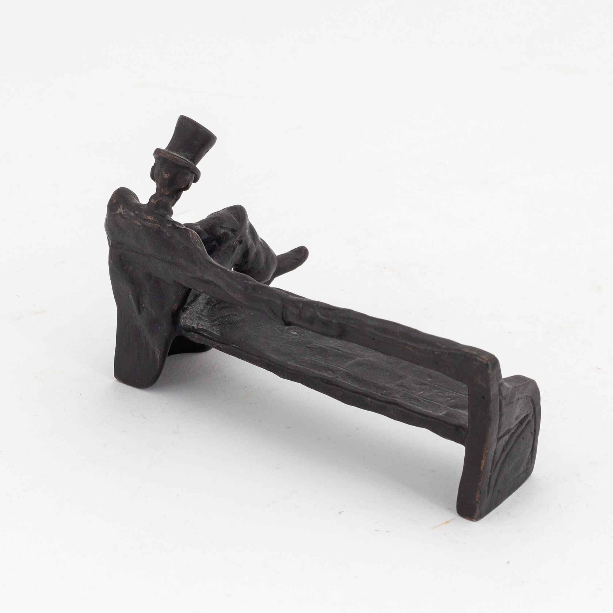 KG Bejemark, sculpture, bronze, signed.