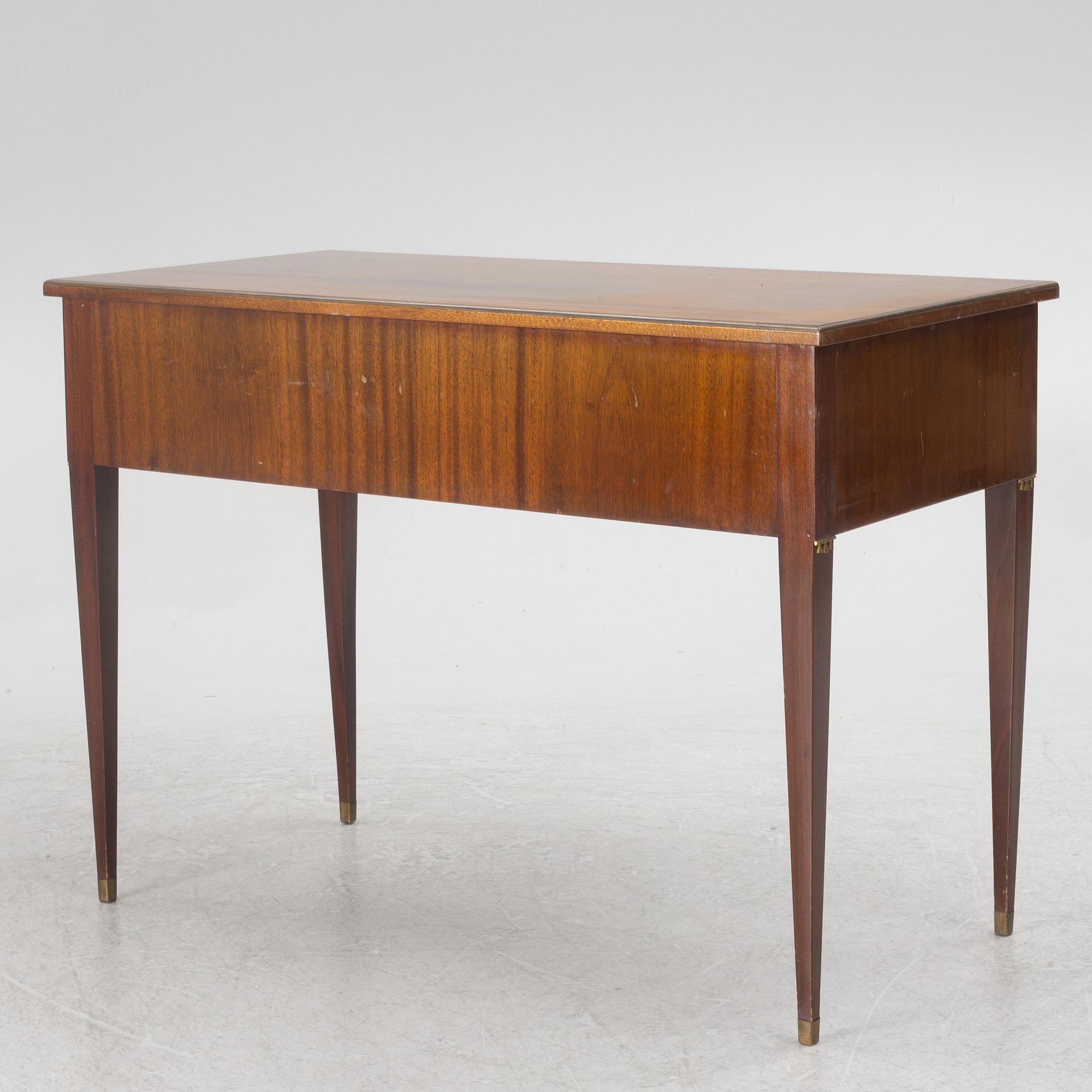 A Gustavian style desk, mid-20th century.