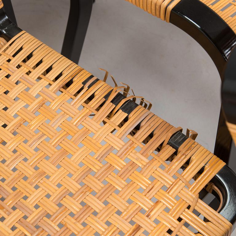 Alvar Aalto, nojatuoleja, 6 kpl, malli 45, Artek 1970-luku.