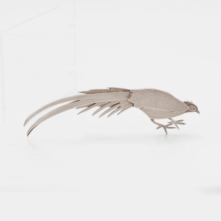 WIWEN NILSSON, brooch, sterling silver.