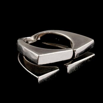 RING, sterlingsilver, 1900-talets andra hälft.  Vikt 17 g.