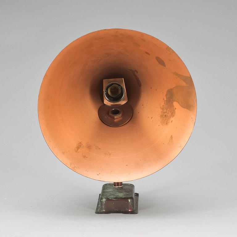 VÄGGLAMPA, "Tratten", Hans Agne Jakobsson, Markaryd.