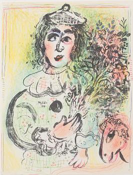 MARC CHAGALL, originalfärglitografi, utförd 1963.