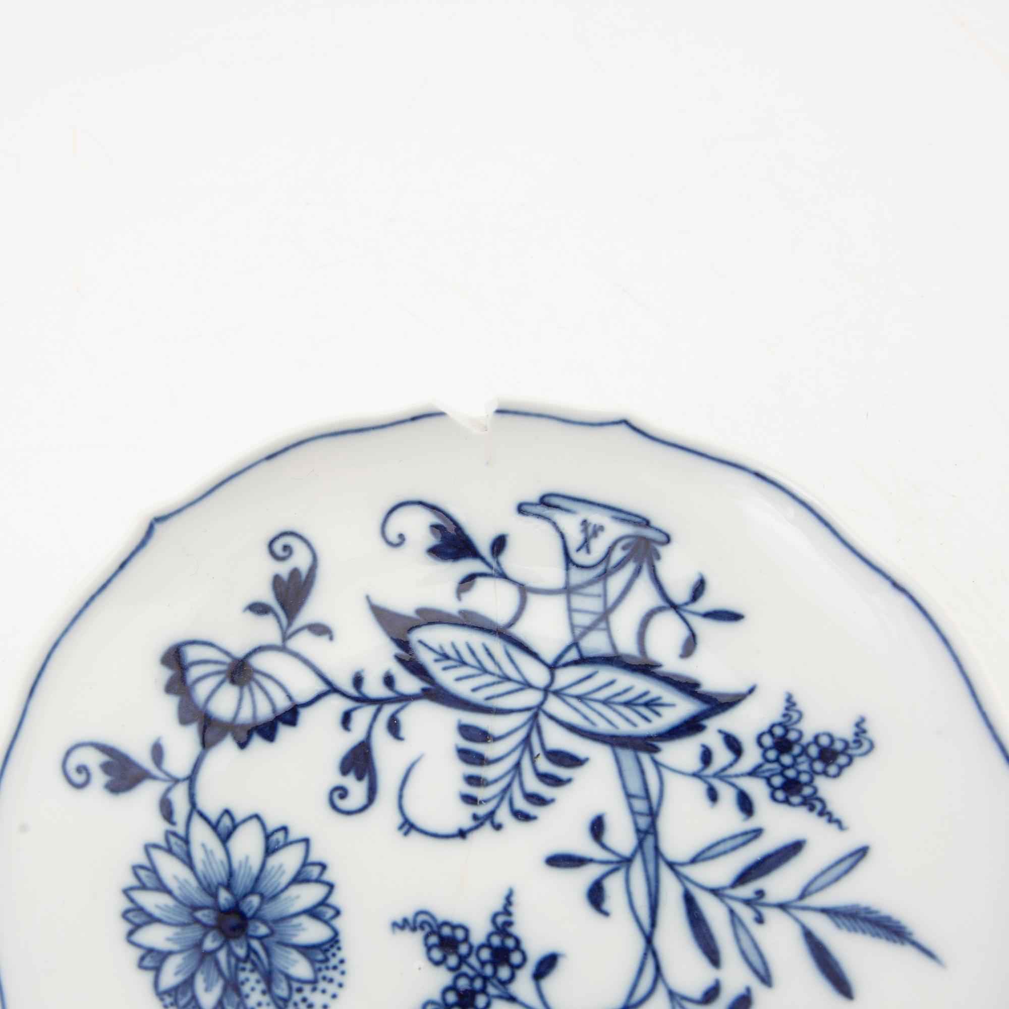 Service 21 pcs Meissen porcelain, first half of the 20th century.
