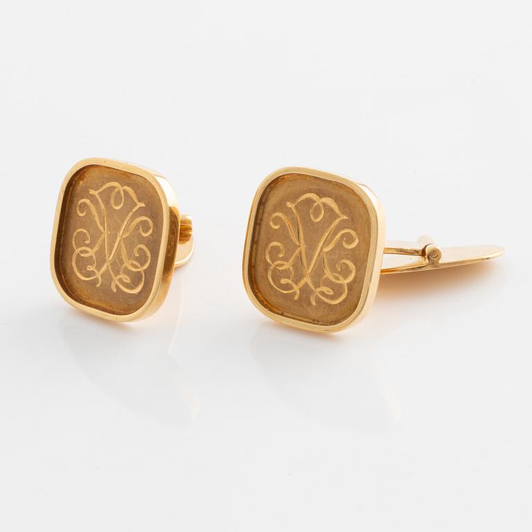 Cufflinks, Stigbert, 18K gold.