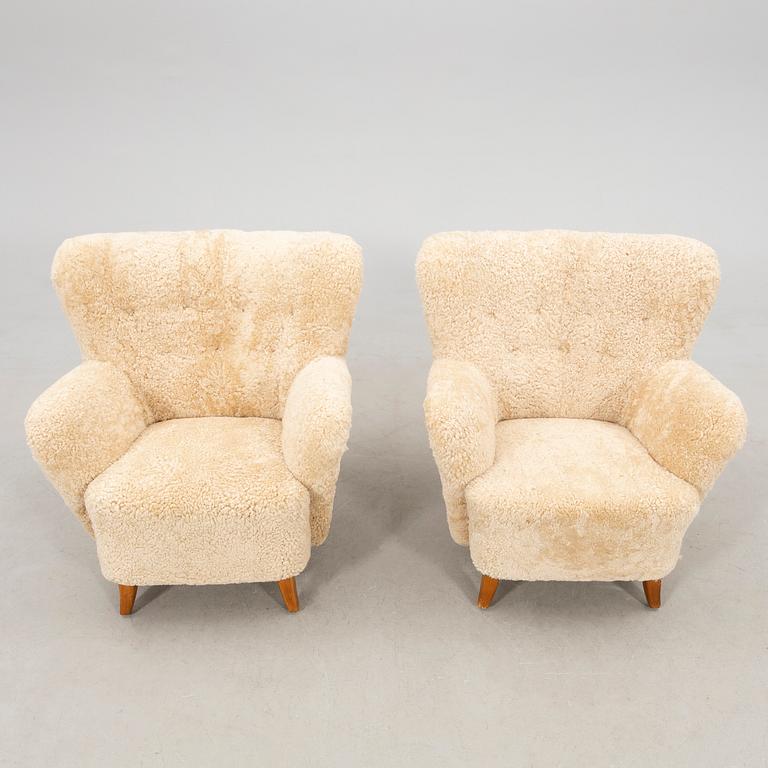 Ilmari Lappalainen, fåtöljer ett par 1940/50-tal Finland.