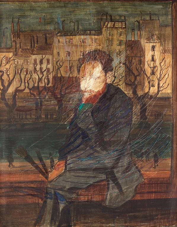 Ivar Arosenius, "Portrait of Werner Sundblad".