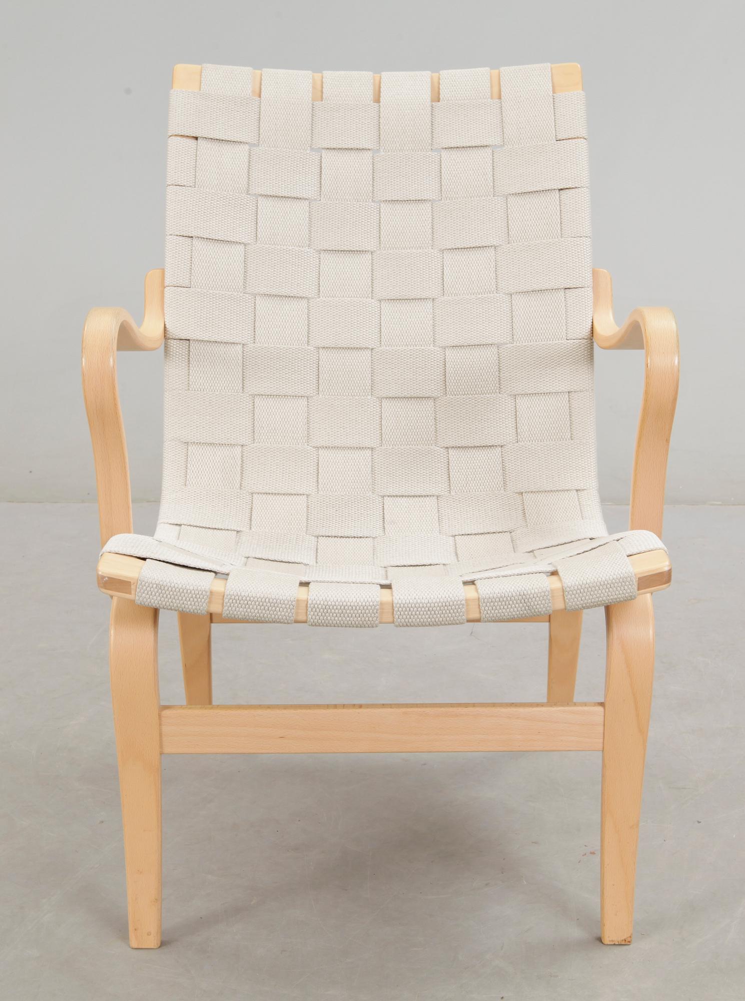 FÅTÖLJ, "Eva", Bruno Mathsson, Värnamo, 2006.