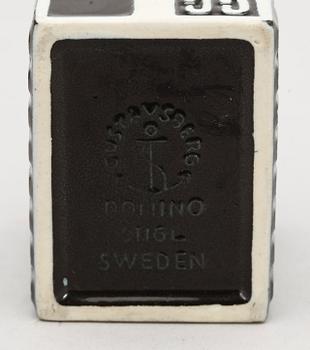 DOMINO, 2 delar, Stig Lindberg, för Helsingborgsutställningen 1955, Gustavsberg.