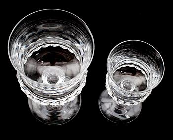 SERVISGLAS, 16 st, "Silvia", Ingeborg Lundin, Orrefors.