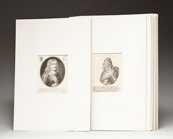 GRAFISKA BLAD, 13 stycken, 1800-tal.