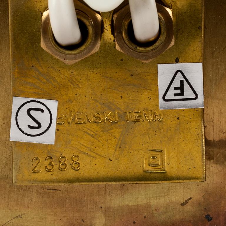 Josef Frank, a model 2388 brass table light, Svenskt Tenn.